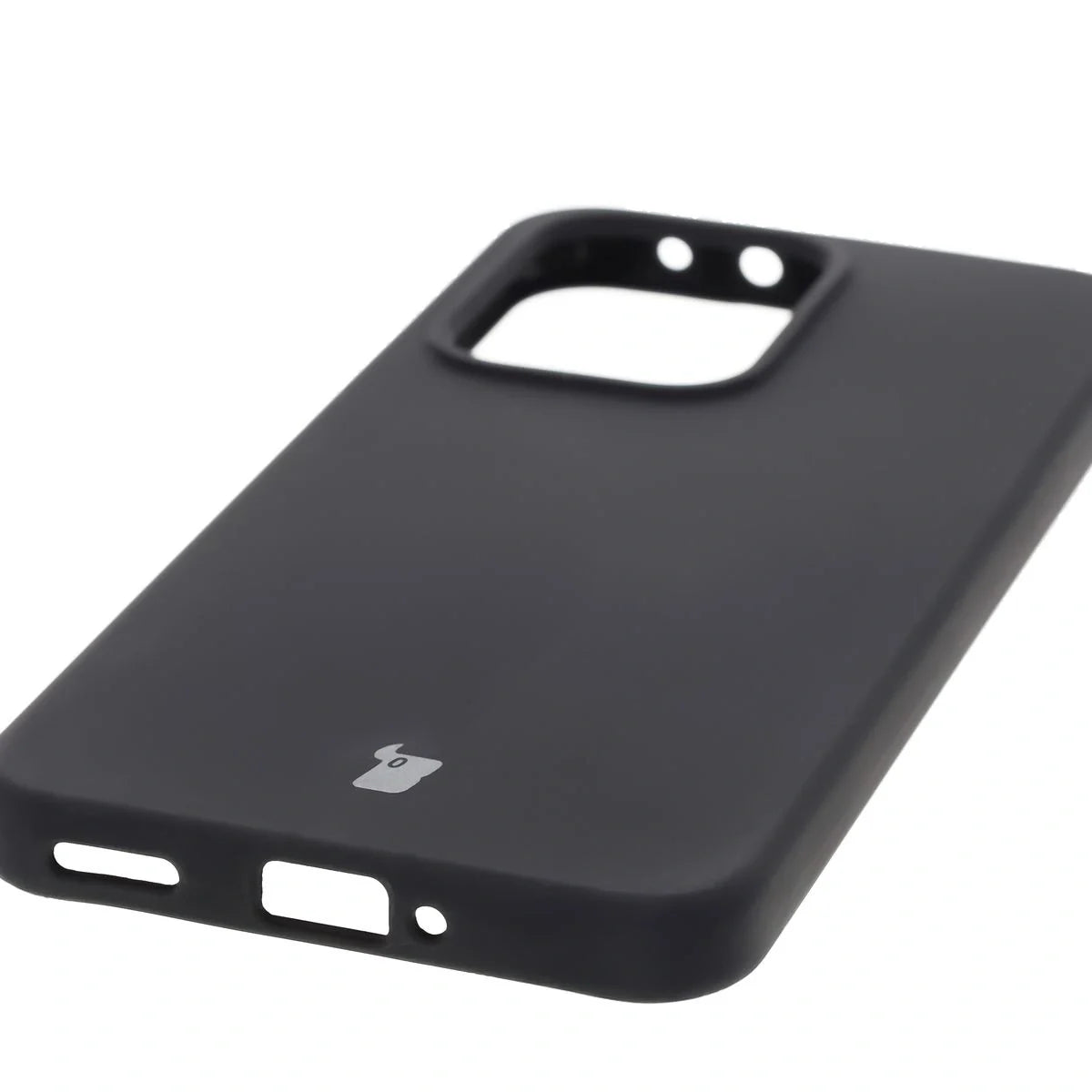 Silikon Handyhülle für Oppo Reno13, Bizon Soft Case, Schwarz