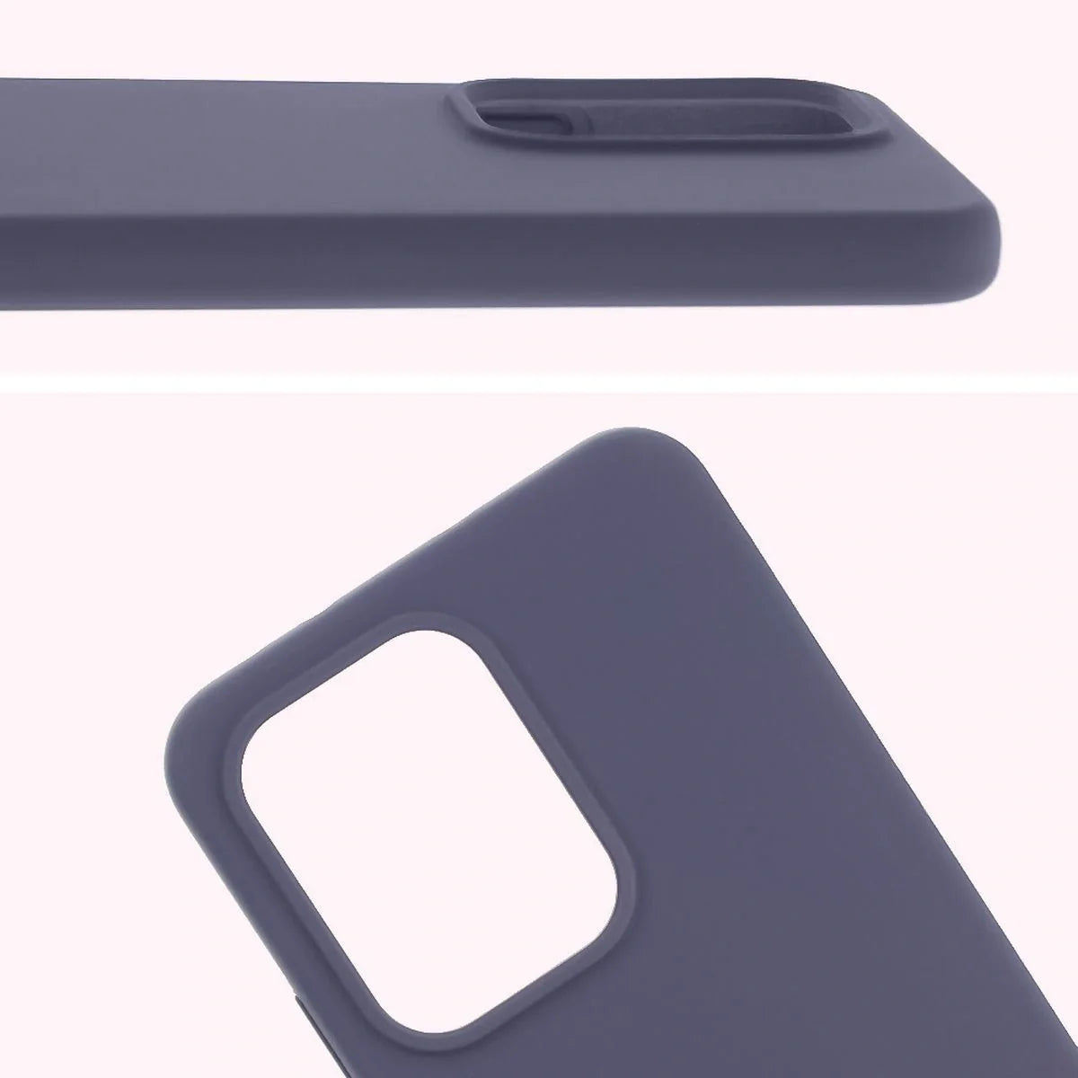 Silikon Handyhülle für Oppo Reno13, Bizon Soft Case, Dunkelblau