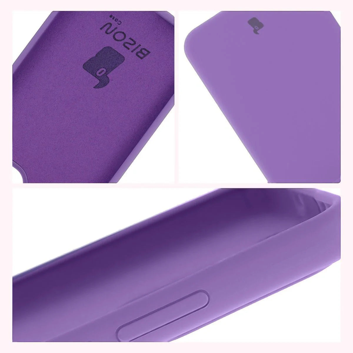 Silikon Handyhülle für Oppo Reno13, Bizon Soft Case, Violett