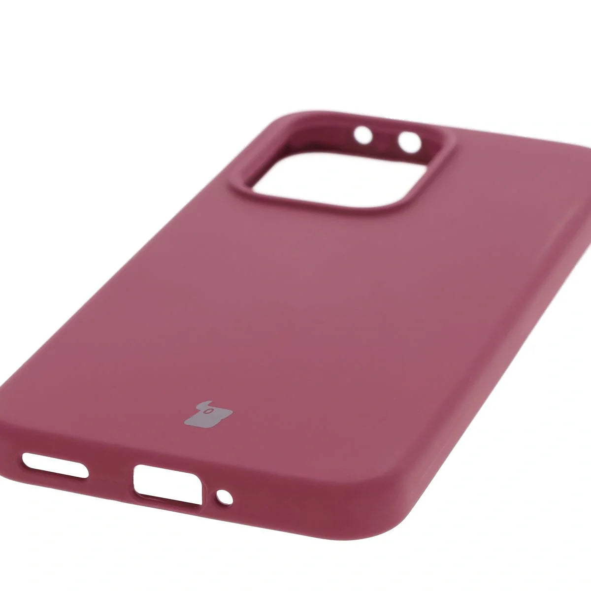 Silikon Handyhülle für Oppo Reno13, Bizon Soft Case, Pflaumenfarbe