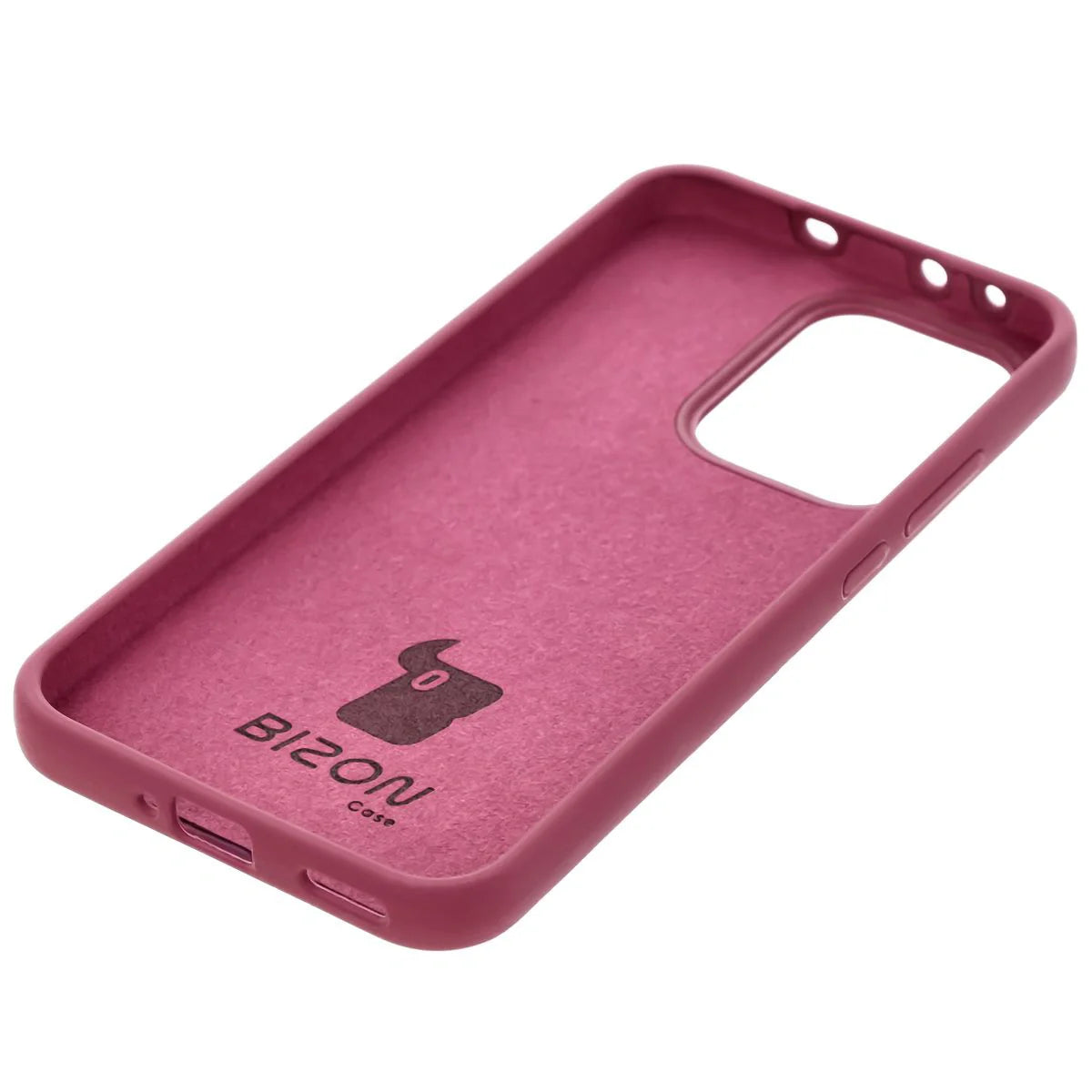 Silikon Handyhülle für Oppo Reno13, Bizon Soft Case, Pflaumenfarbe