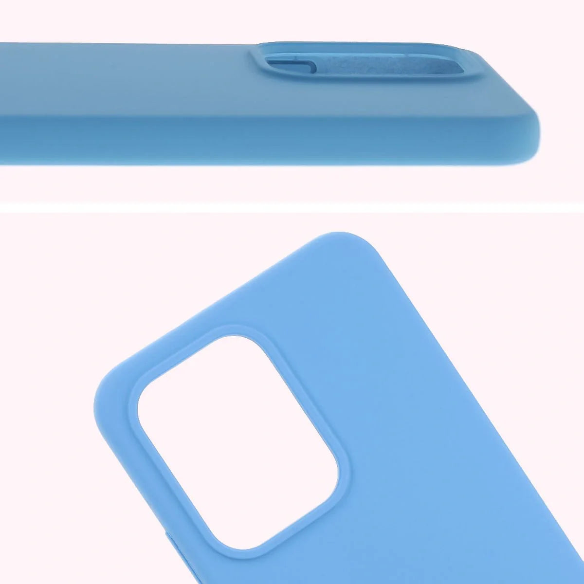 Silikon Handyhülle für Oppo Reno13 Pro, Bizon Soft Case, Blau