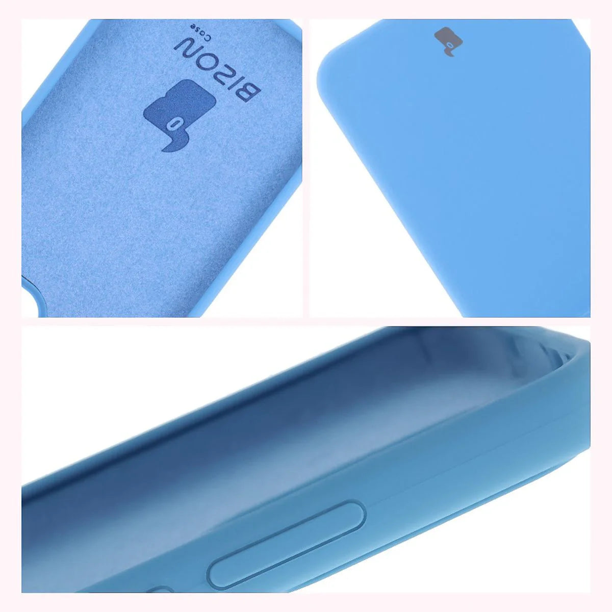 Silikon Handyhülle für Oppo Reno13 Pro, Bizon Soft Case, Blau