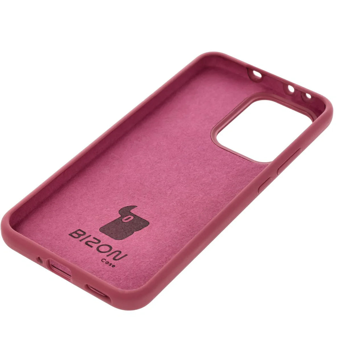 Silikon Handyhülle für Oppo Reno13 Pro, Bizon Soft Case, Pflaumenfarbe