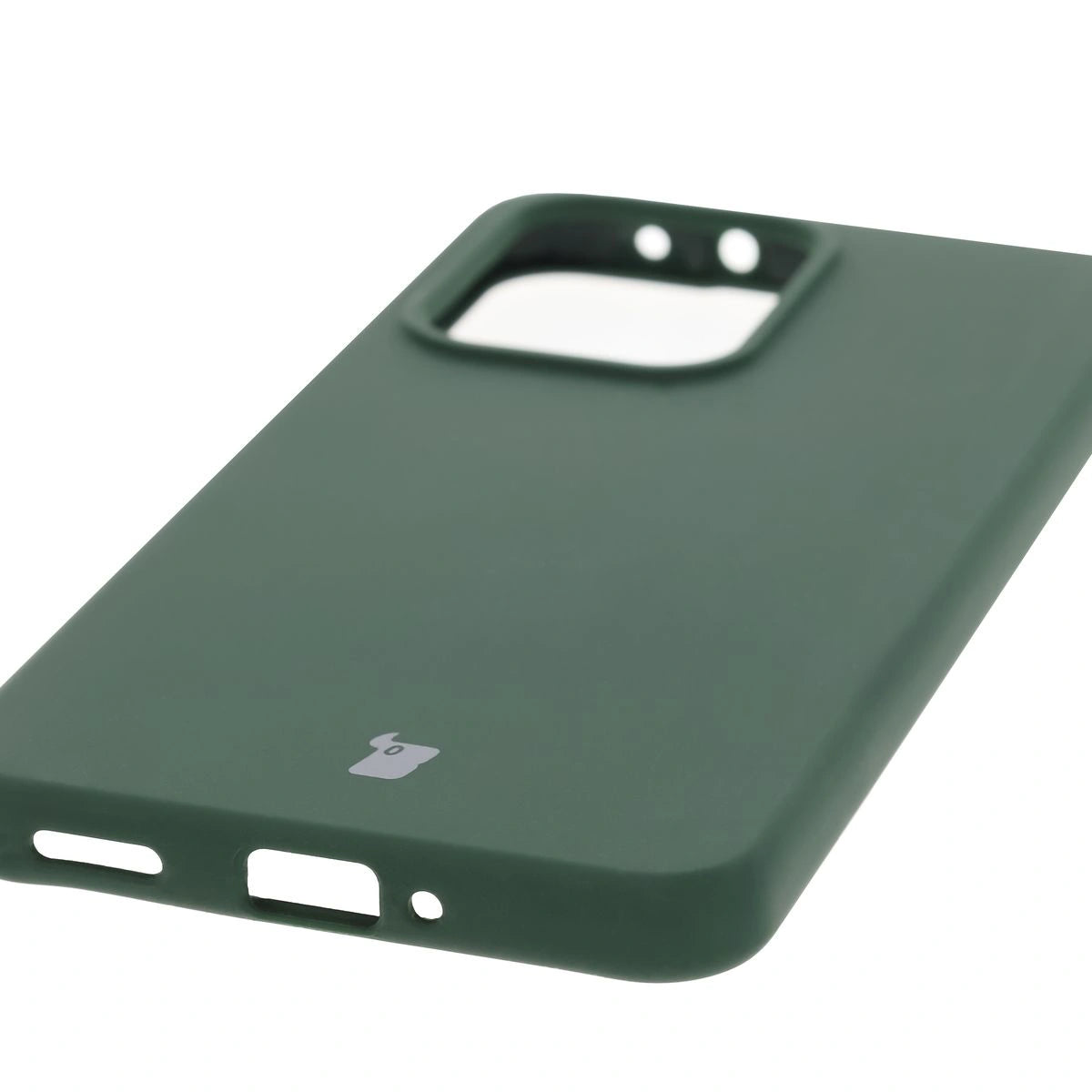 Silikon Handyhülle für Oppo Reno13 Pro, Bizon Soft Case, Dunkelgrün