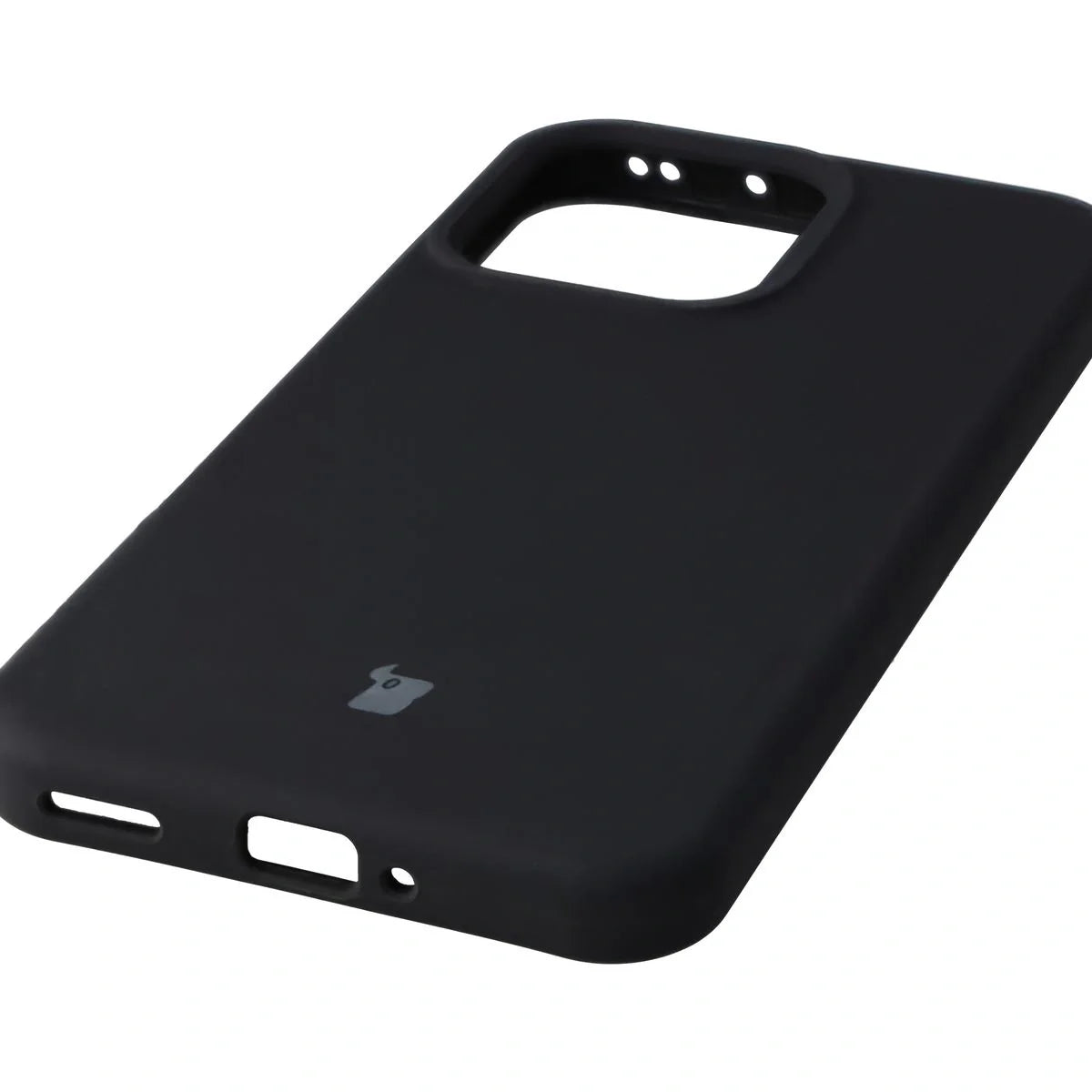 Silikon Handyhülle für Oppo Reno 14, Bizon Soft Case, Schwarz