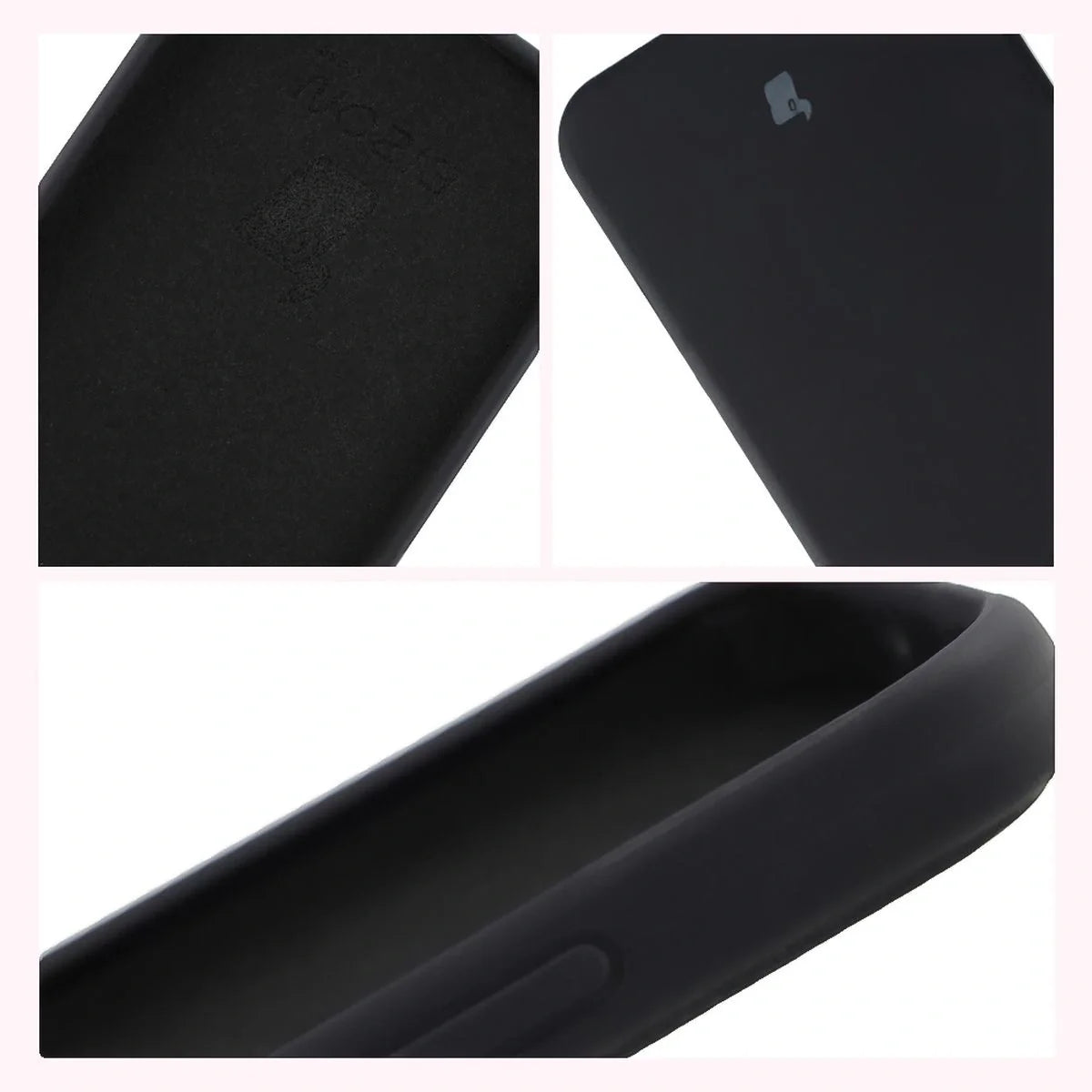 Silikon Handyhülle für Oppo Reno 14, Bizon Soft Case, Schwarz
