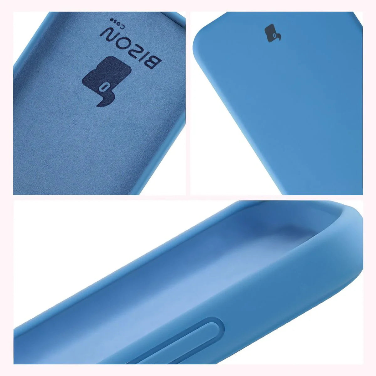Silikon Handyhülle für Oppo Reno 14, Bizon Soft Case, Blau
