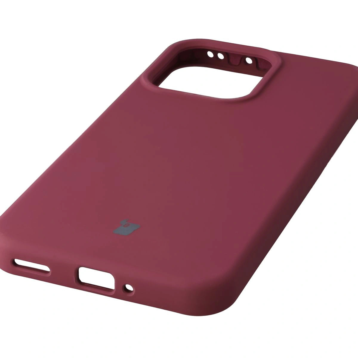 Silikon Handyhülle für Oppo Reno 14, Bizon Soft Case, Pflaumenfarbe