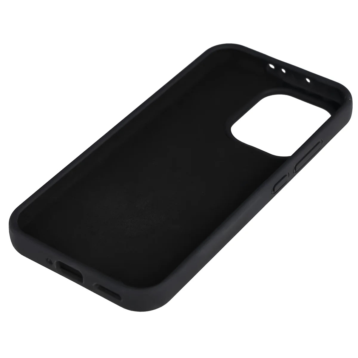 Silikon Handyhülle für Oppo Reno 15 Pro, Bizon Soft Case, Schwarz