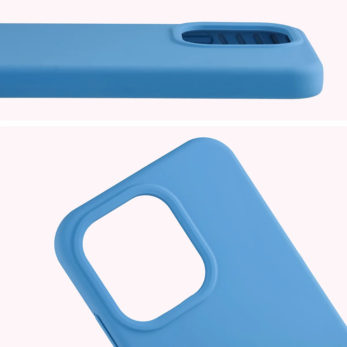Silikon Handyhülle für Oppo Reno 15 Pro, Bizon Soft Case, Blau