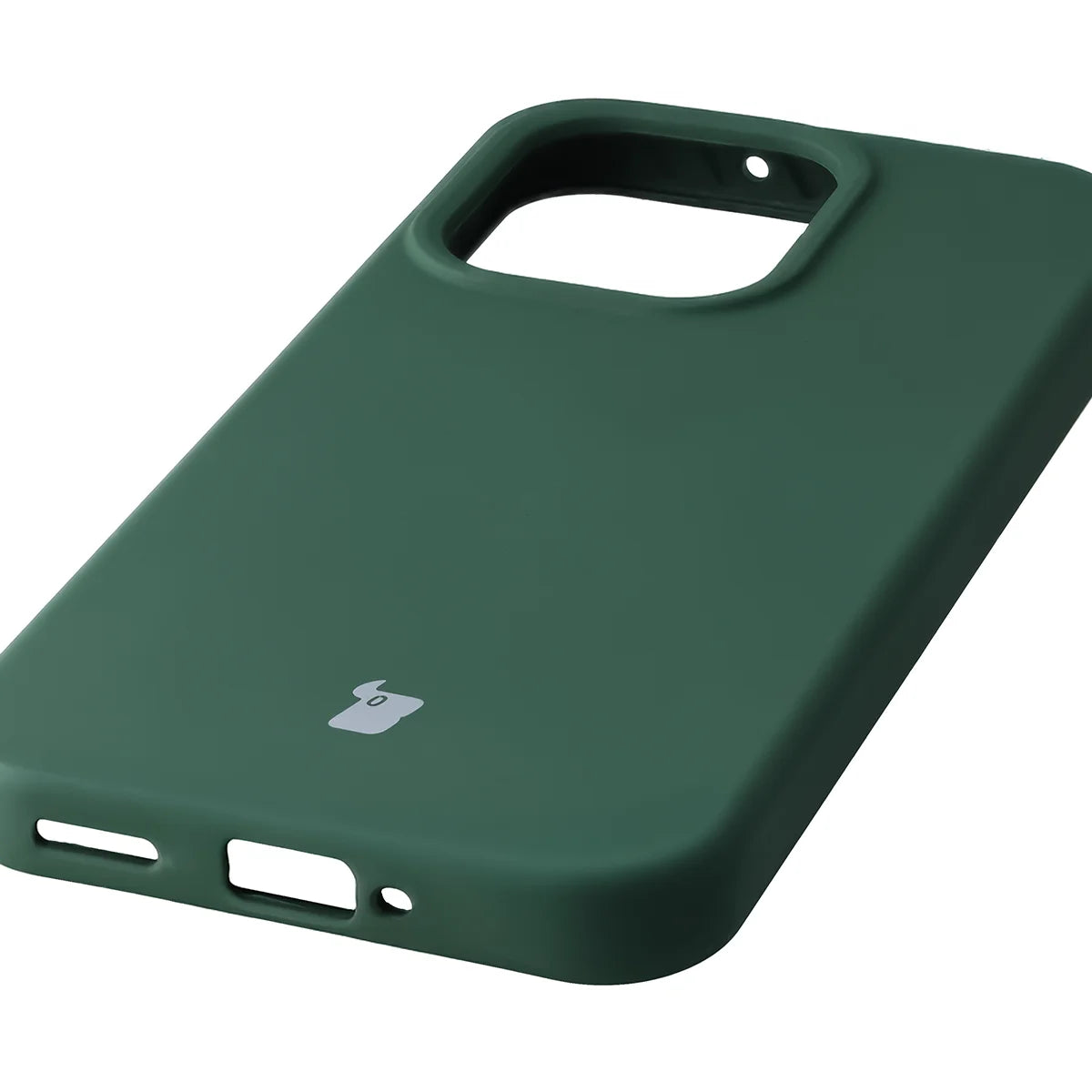 Silikon Handyhülle für Oppo Reno 15 Pro, Bizon Soft Case, Dunkelgrün