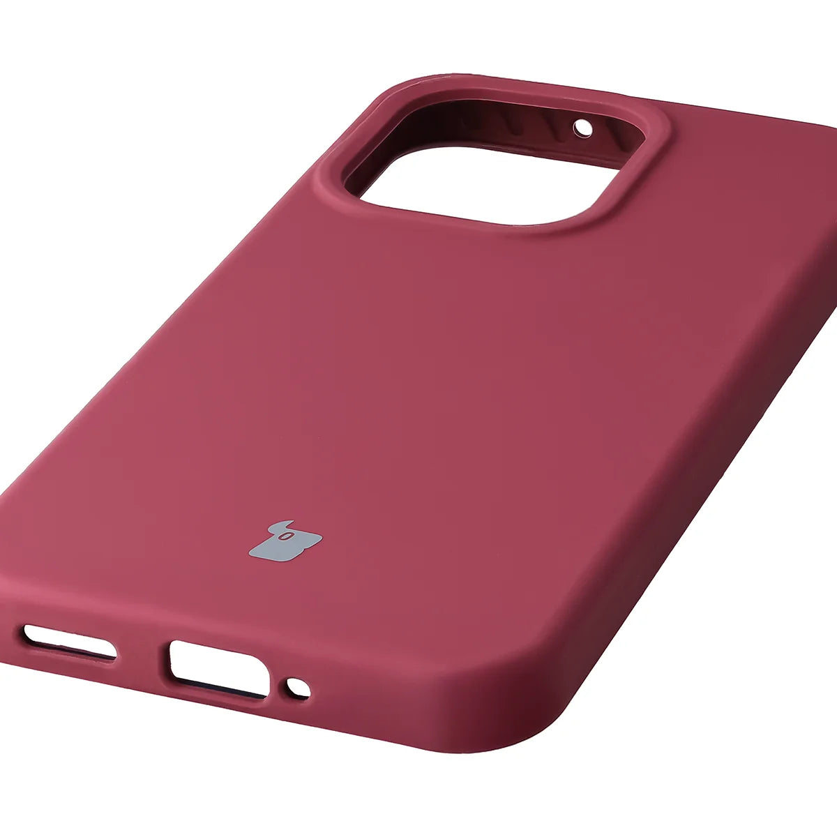 Silikon Handyhülle für Oppo Reno 15 Pro, Bizon Soft Case, Pflaumenfarbe