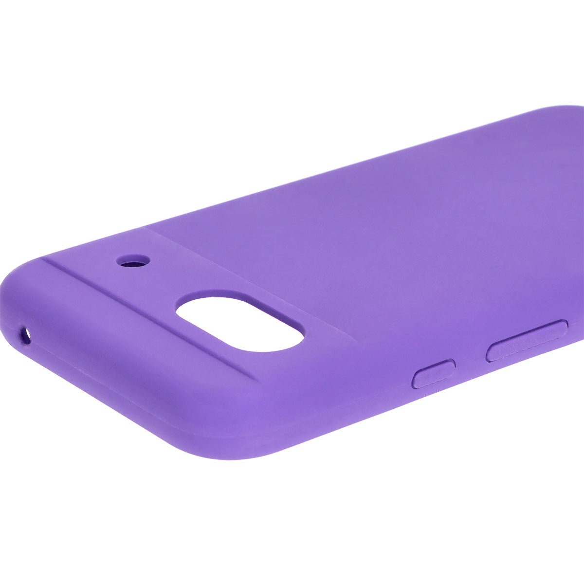 Silikon Handyhülle für Google Pixel 8a, Bizon Soft Case, Violett