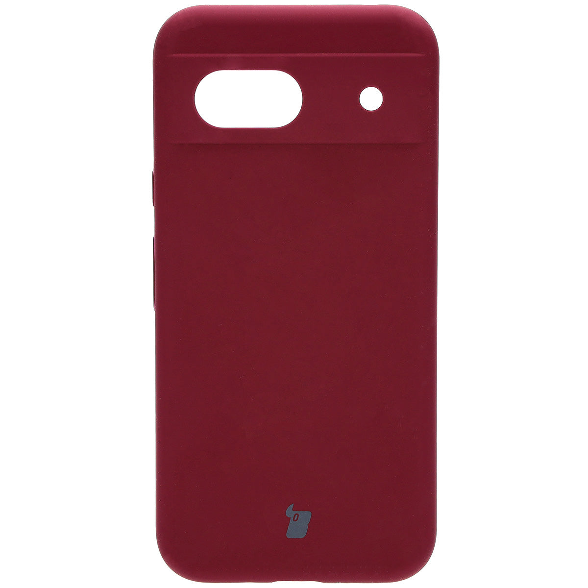 Silikon Handyhülle für Google Pixel 8a, Bizon Soft Case, Pflaumenfarbe