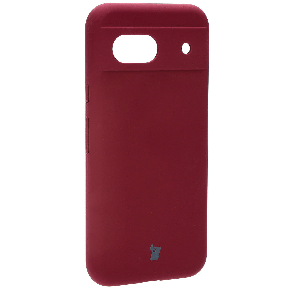 Silikon Handyhülle für Google Pixel 8a, Bizon Soft Case, Pflaumenfarbe