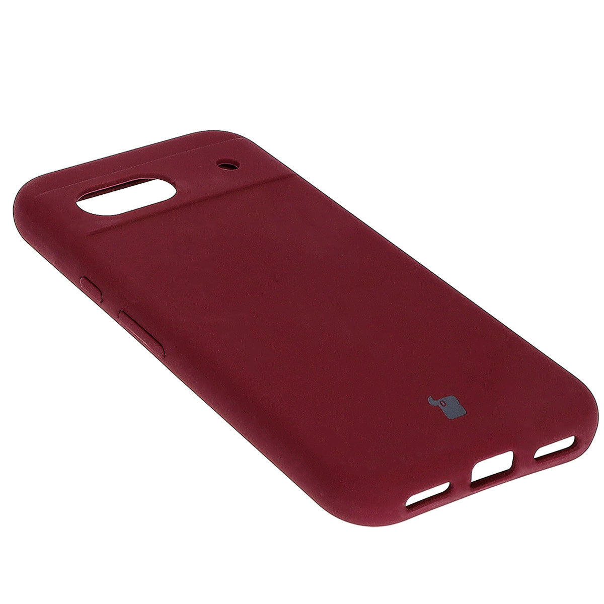 Silikon Handyhülle für Google Pixel 8a, Bizon Soft Case, Pflaumenfarbe
