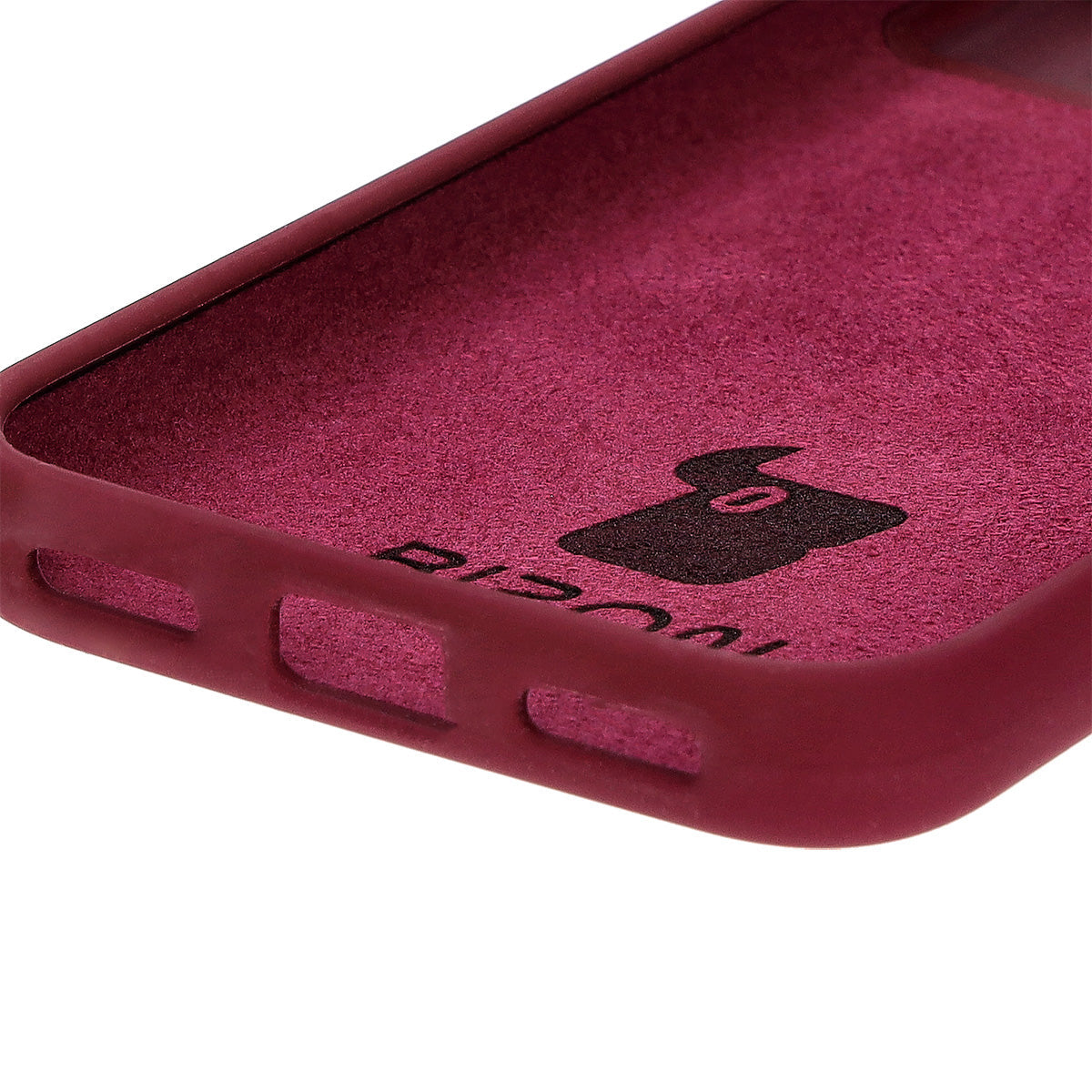 Silikon Handyhülle für Google Pixel 8a, Bizon Soft Case, Pflaumenfarbe