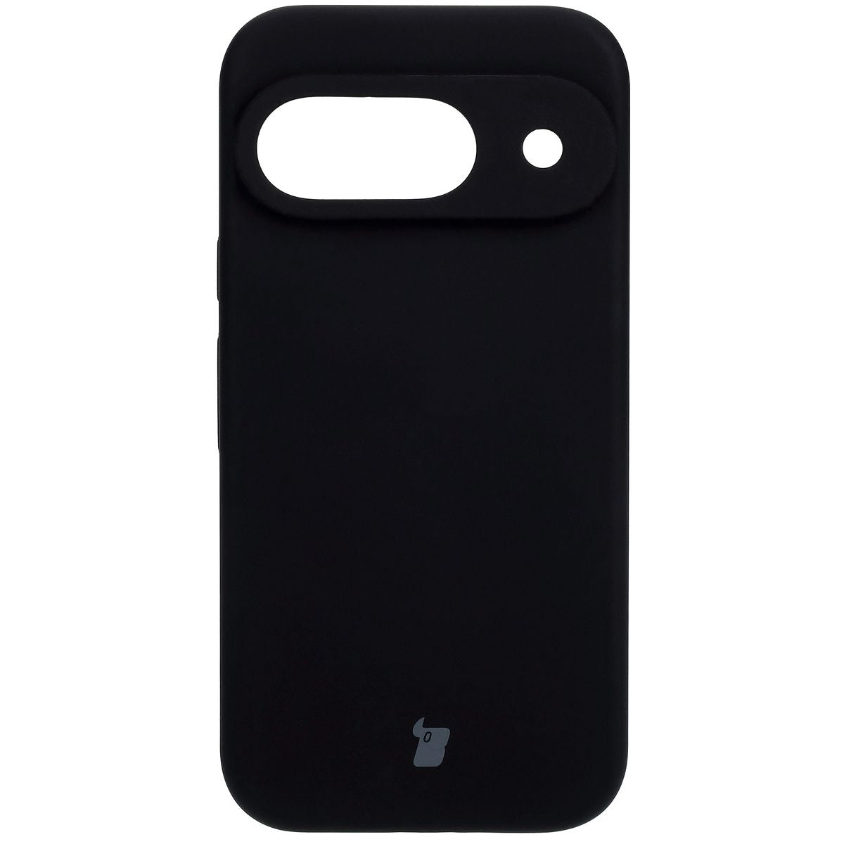 Silikon Handyhülle für Google Pixel 9, Bizon Soft Case, Schwarz