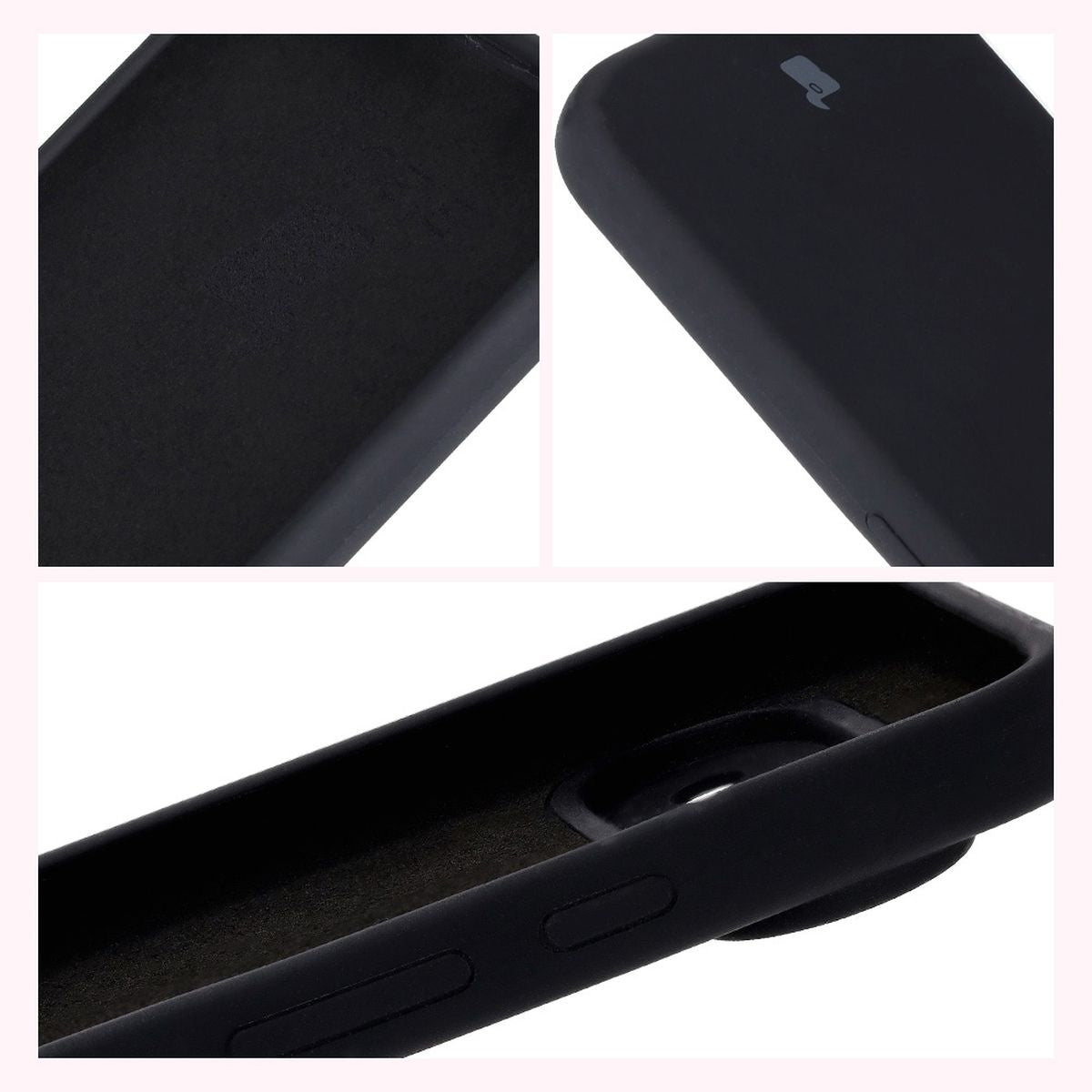 Silikon Handyhülle für Google Pixel 9, Bizon Soft Case, Schwarz