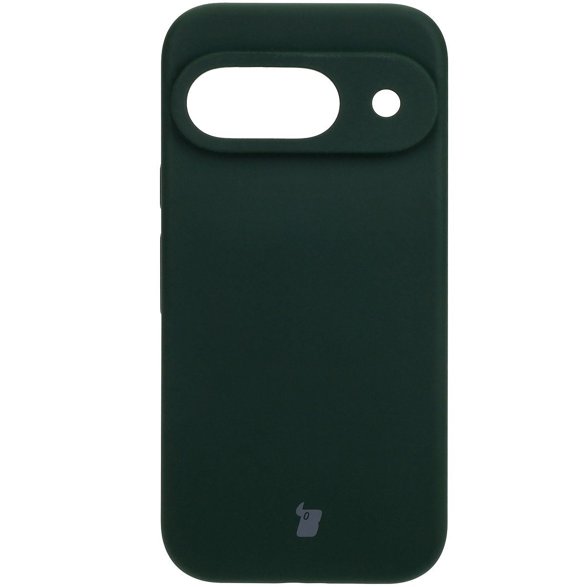 Silikon Handyhülle für Google Pixel 9, Bizon Soft Case, Dunkelgrün