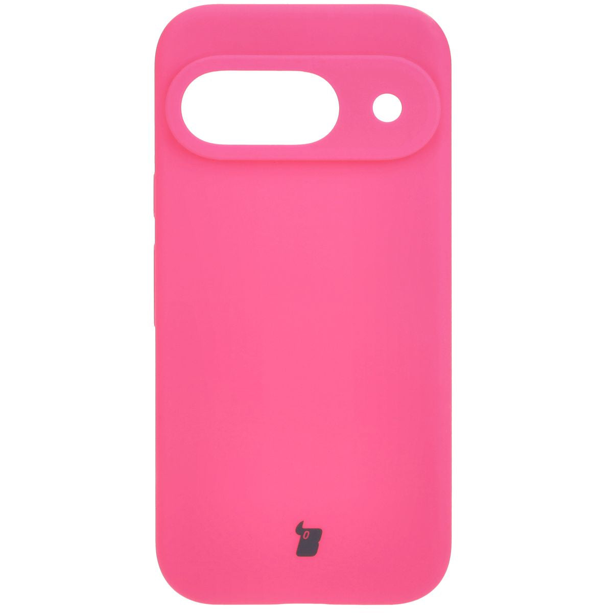 Silikon Handyhülle für Google Pixel 9, Bizon Soft Case, Neon-Pink