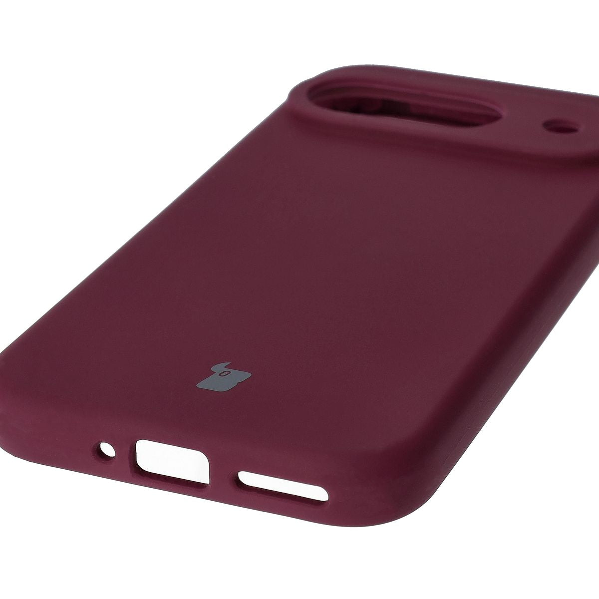 Silikon Handyhülle für Google Pixel 9, Bizon Soft Case, Pflaumenfarbe