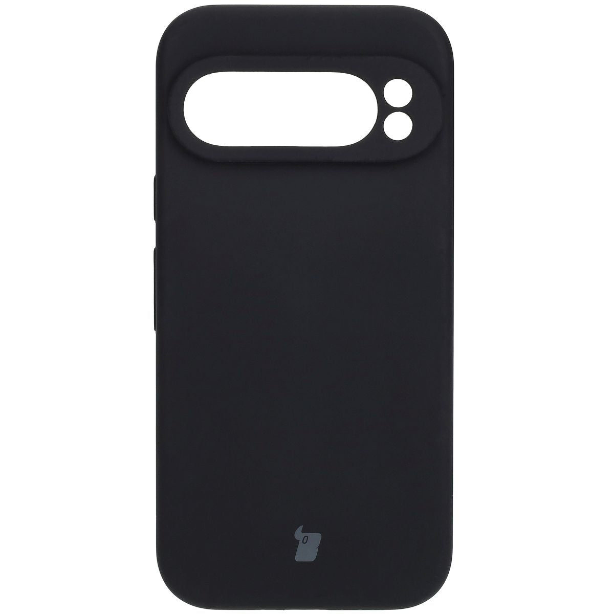 Silikon Handyhülle für Google Pixel 9 Pro, Bizon Soft Case, Schwarz