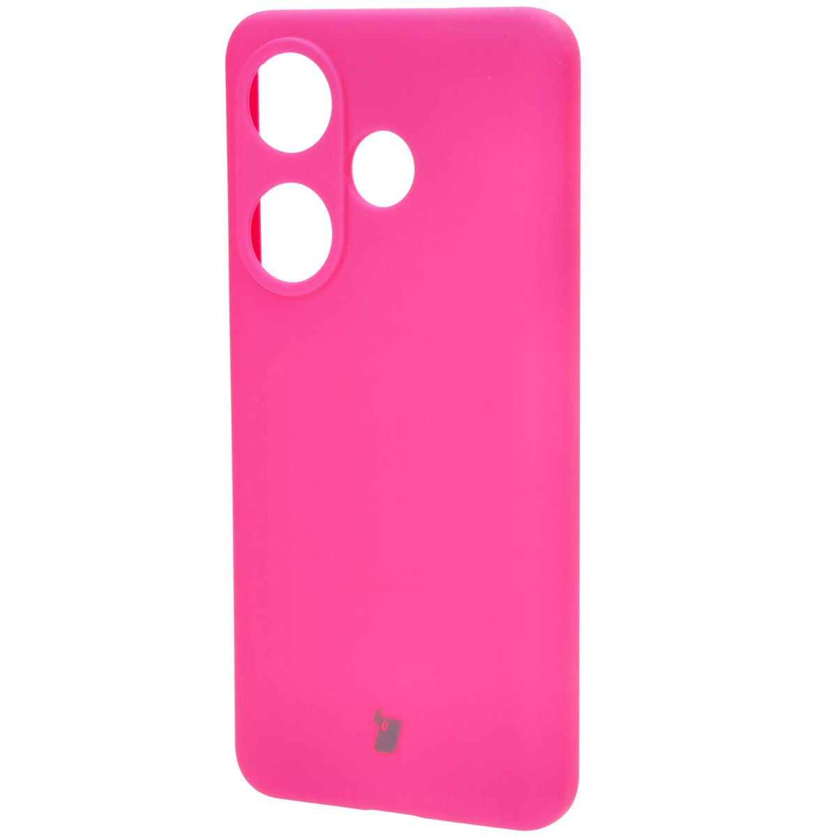 Silikon Handyhülle für Xiaomi Poco F6, Bizon Soft Case, Neon-Pink