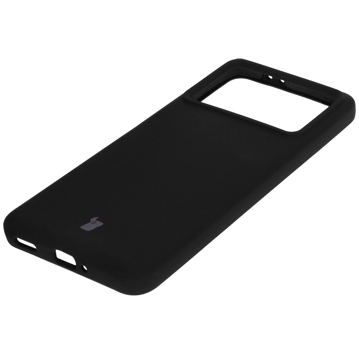Silikon Handyhülle für Xiaomi Poco F6 Pro, Bizon Soft Case, Schwarz