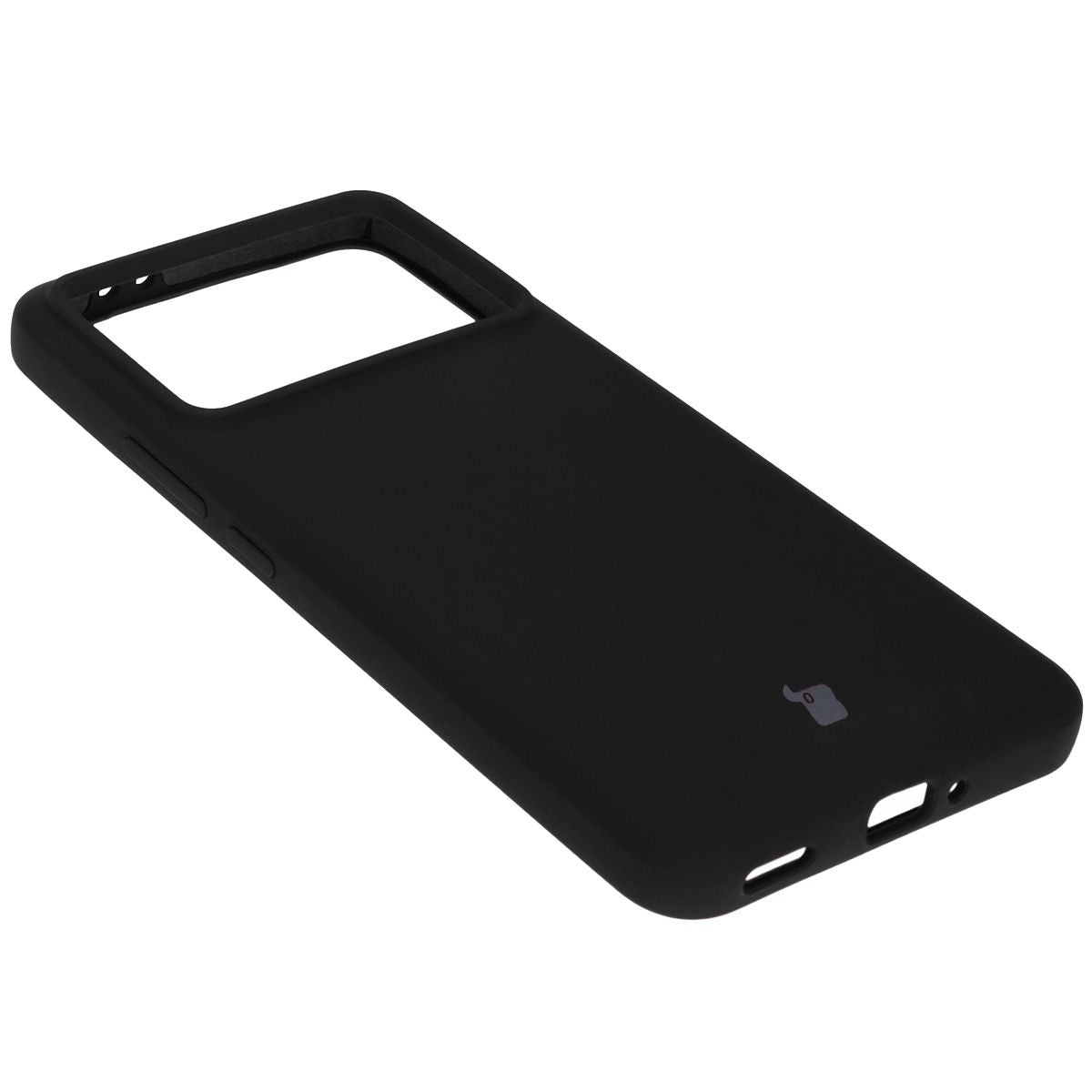 Silikon Handyhülle für Xiaomi Poco F6 Pro, Bizon Soft Case, Schwarz