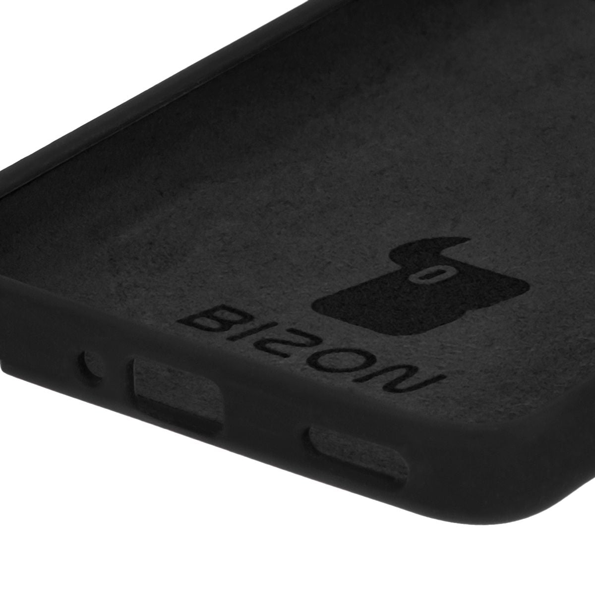Silikon Handyhülle für Xiaomi Poco F6 Pro, Bizon Soft Case, Schwarz