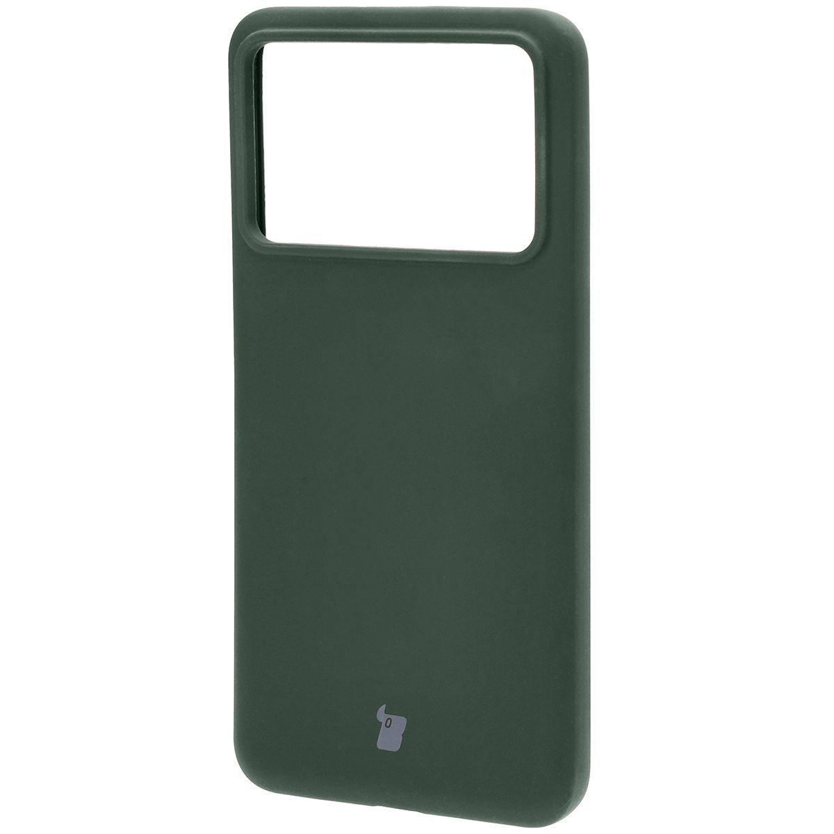 Silikon Handyhülle für Xiaomi Poco F6 Pro, Bizon Soft Case, Dunkelgrün