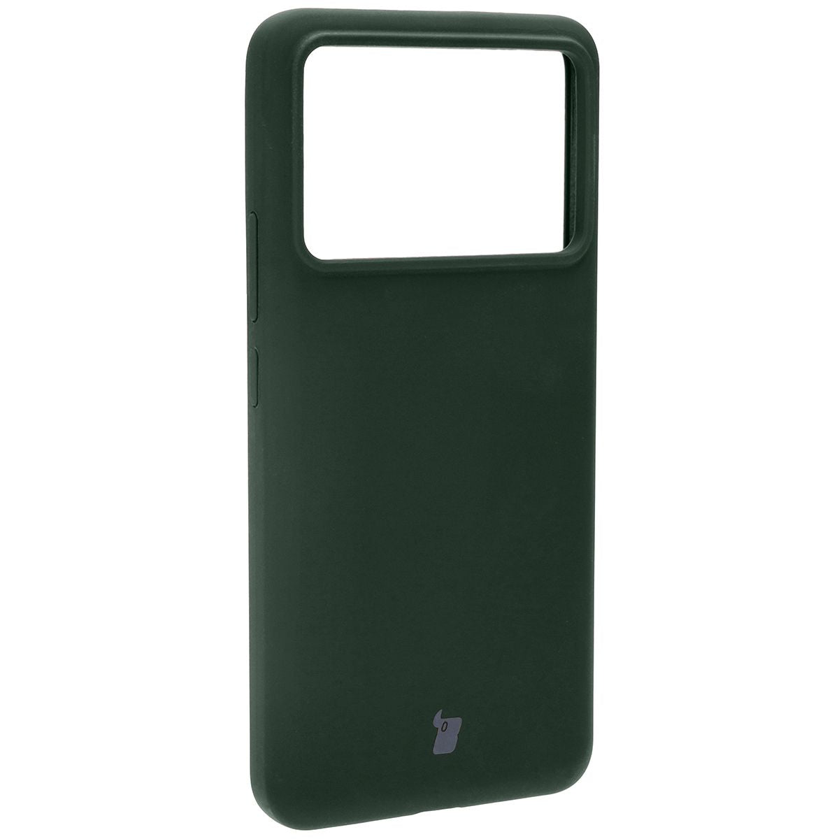 Silikon Handyhülle für Xiaomi Poco F6 Pro, Bizon Soft Case, Dunkelgrün