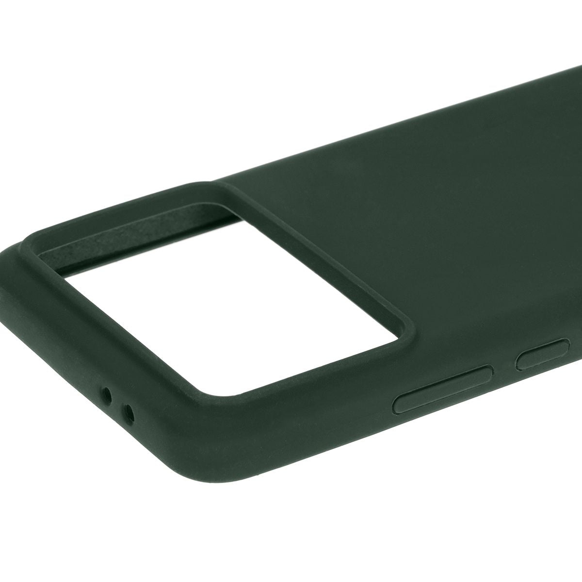 Silikon Handyhülle für Xiaomi Poco F6 Pro, Bizon Soft Case, Dunkelgrün