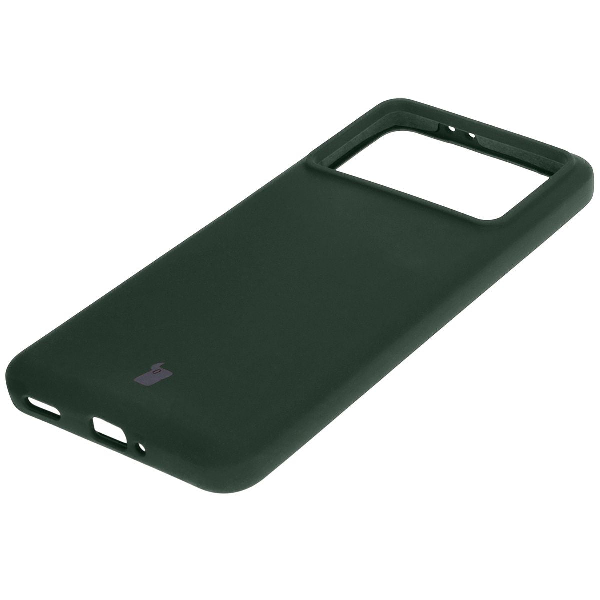 Silikon Handyhülle für Xiaomi Poco F6 Pro, Bizon Soft Case, Dunkelgrün