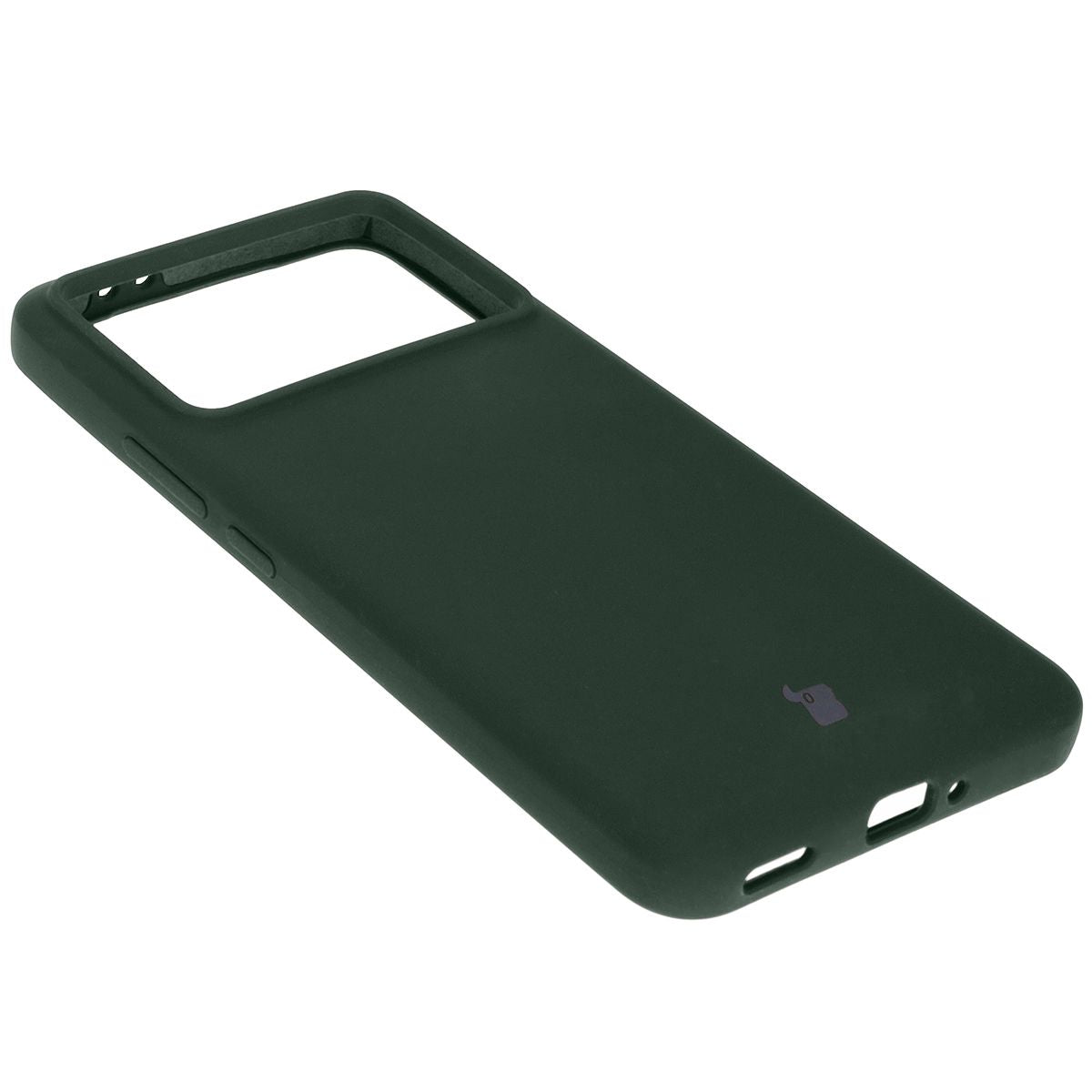 Silikon Handyhülle für Xiaomi Poco F6 Pro, Bizon Soft Case, Dunkelgrün