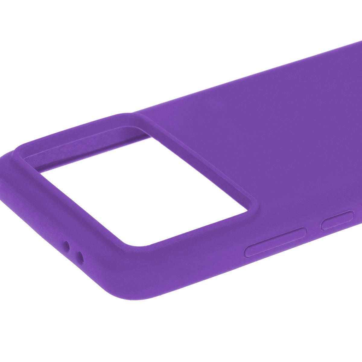 Silikon Handyhülle für Xiaomi Poco F6 Pro, Bizon Soft Case, Violett