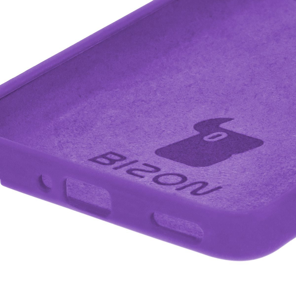 Silikon Handyhülle für Xiaomi Poco F6 Pro, Bizon Soft Case, Violett