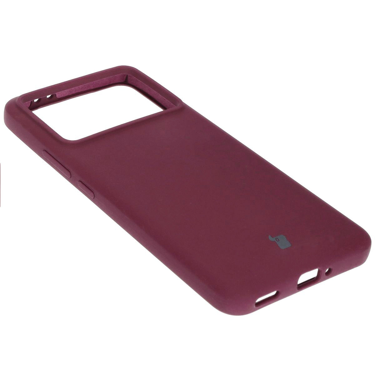 Silikon Handyhülle für Xiaomi Poco F6 Pro, Bizon Soft Case, Pflaumenfarbe