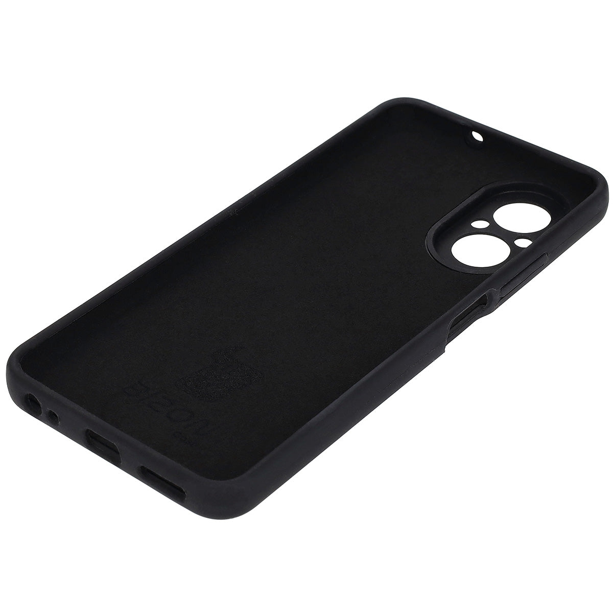 Silikon Handyhülle für Realme C67 4G, Bizon Soft Case, Schwarz