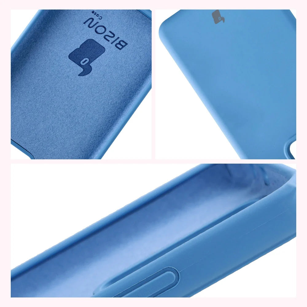 Silikon Handyhülle für Realme GT 7 / 7T, Bizon Soft Case, Blau