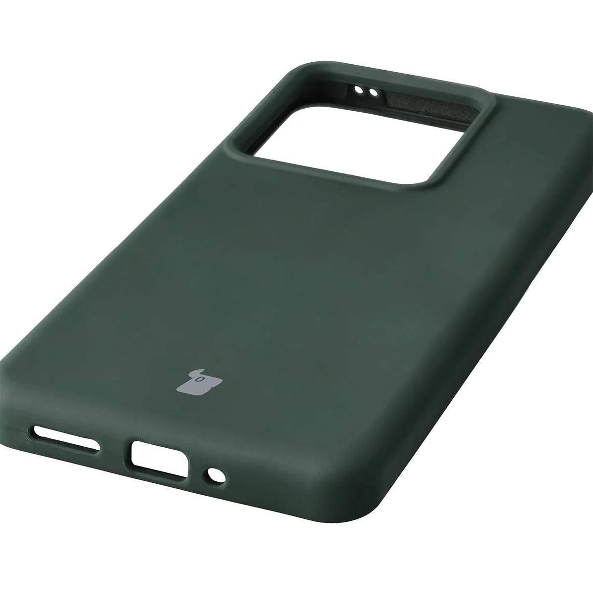 Silikon Handyhülle für Realme GT 7 / 7T, Bizon Soft Case, Dunkelgrün