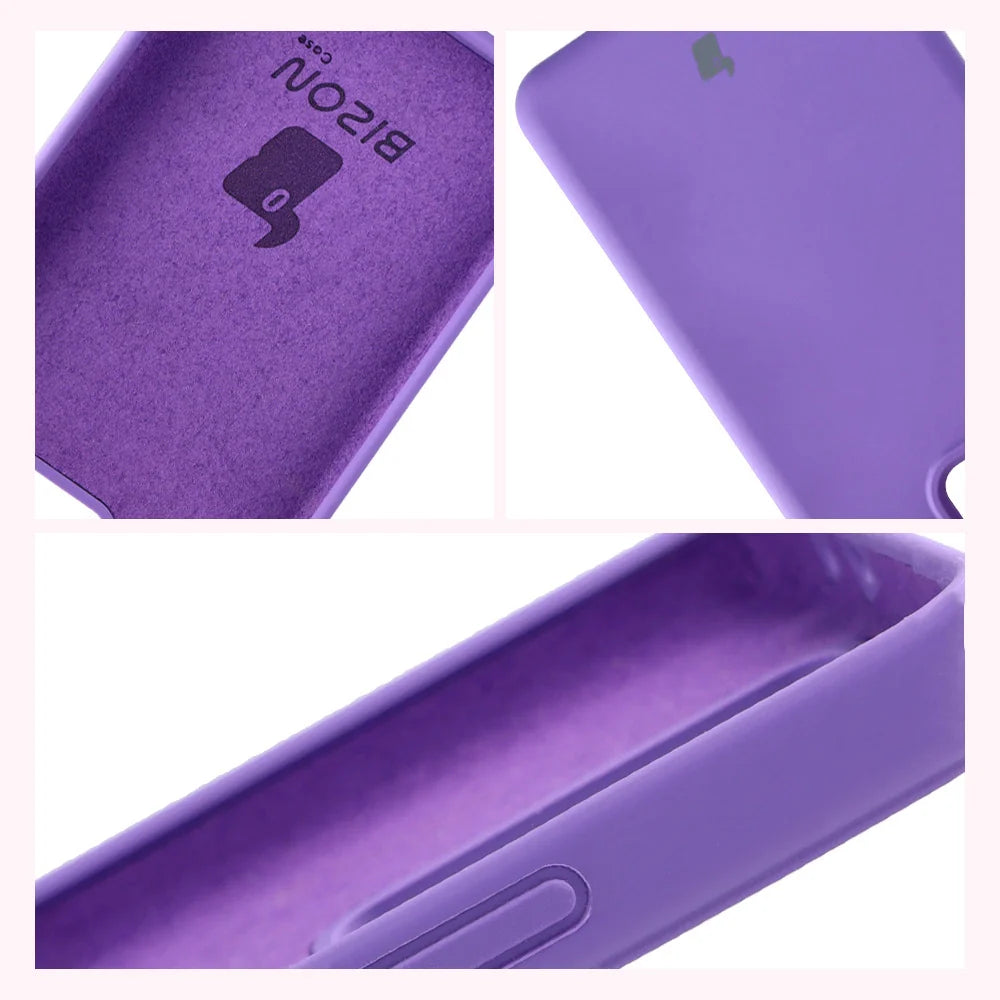 Silikon Handyhülle für Realme GT 7 / 7T, Bizon Soft Case, Violett