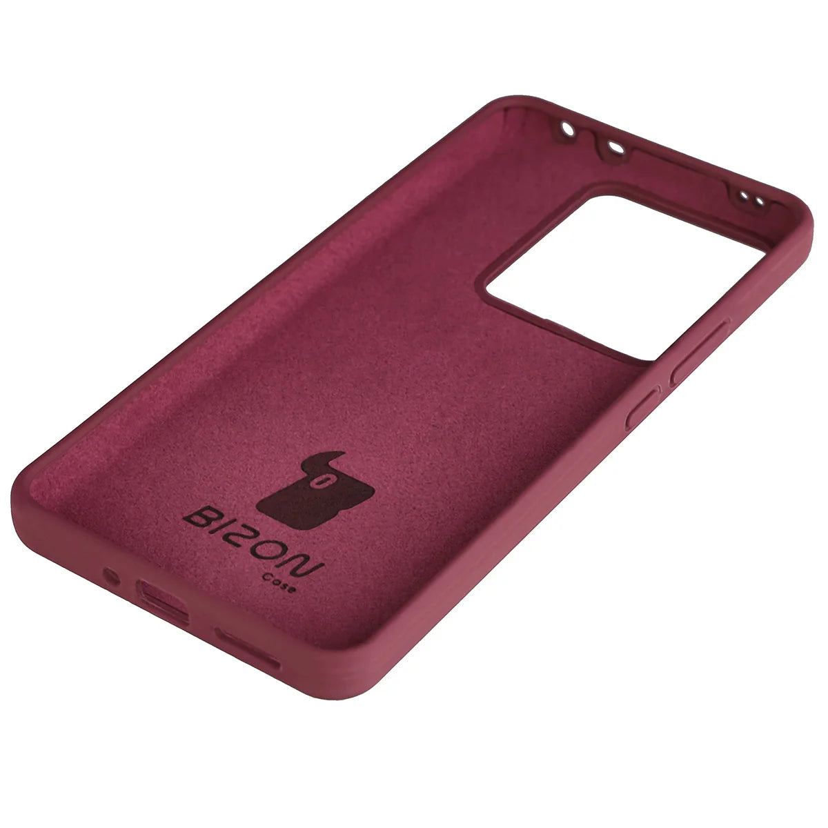 Silikon Handyhülle für Realme GT 7 / 7T, Bizon Soft Case, Pflaumenfarbe