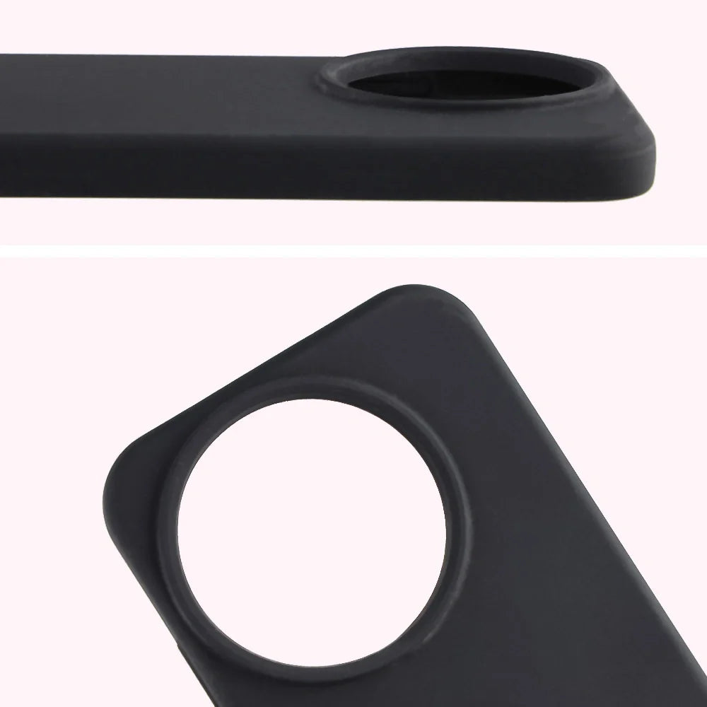 Silikon Handyhülle für Realme GT 8 Pro, Bizon Soft Case, Schwarz