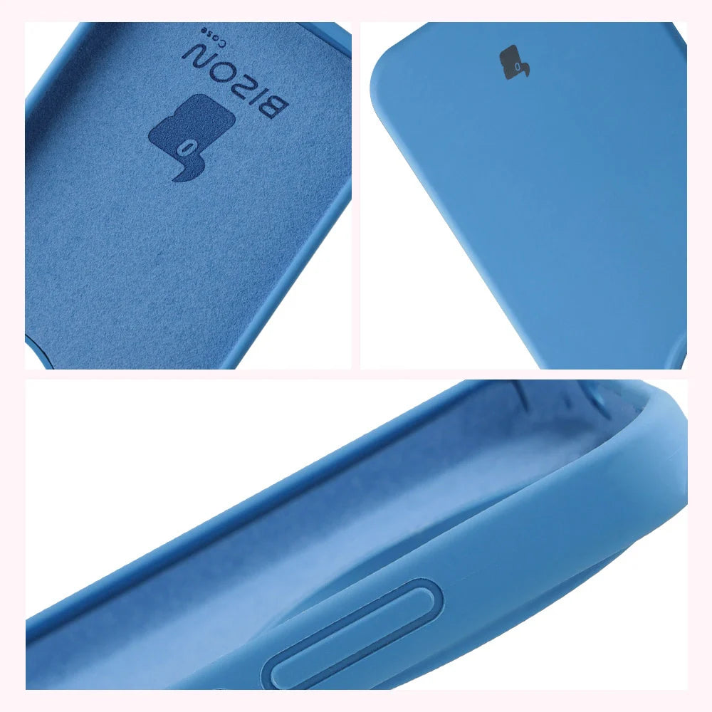 Silikon Handyhülle für Realme GT 8 Pro, Bizon Soft Case, Blau
