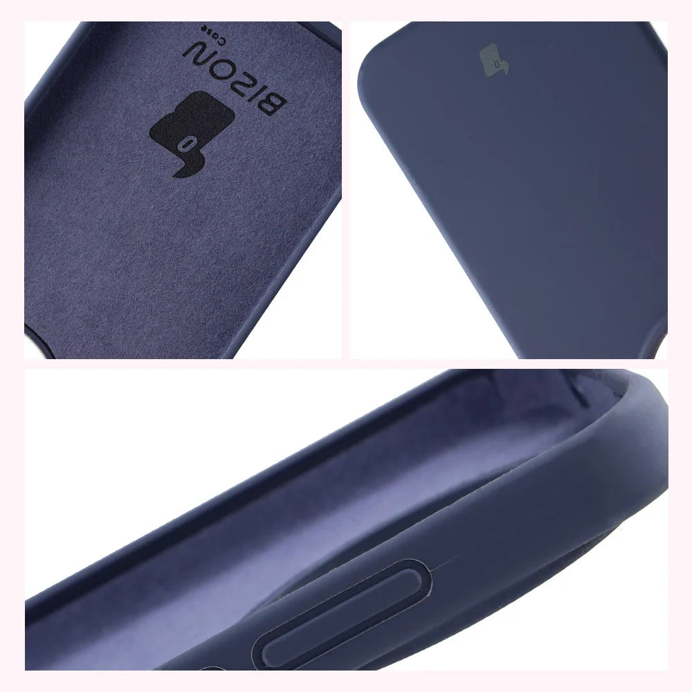 Silikon Handyhülle für Realme GT 8 Pro, Bizon Soft Case, Dunkelblau