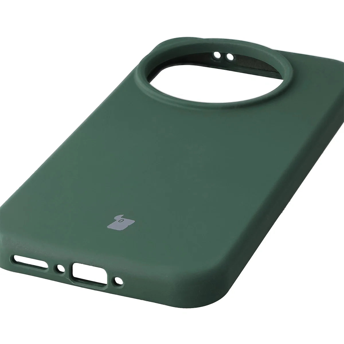 Silikon Handyhülle für Realme GT 8 Pro, Bizon Soft Case, Dunkelgrün