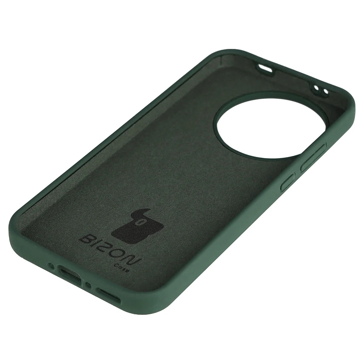 Silikon Handyhülle für Realme GT 8 Pro, Bizon Soft Case, Dunkelgrün